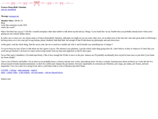 webbedsite/me screenshot