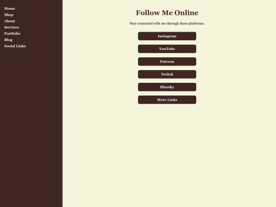 socials screenshot