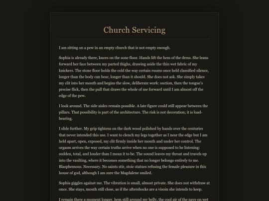 Confessions/Church2 screenshot