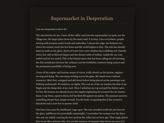 Confessions/Supermarket screenshot