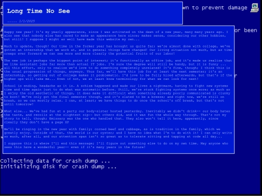 1-1-2025-LongTimeNoSee screenshot