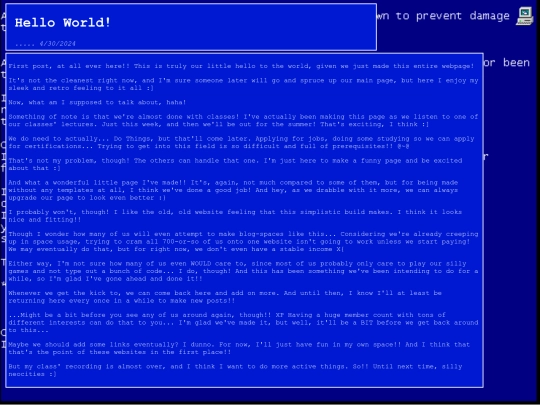 4-30-2024-HelloWorld screenshot