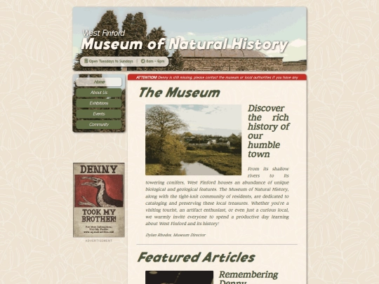 museumofnaturalhistory/home screenshot