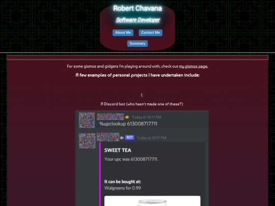 projects screenshot