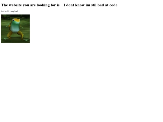 relevant sites/not_found screenshot