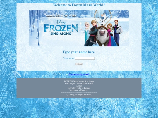LiAiluFrozenSite screenshot
