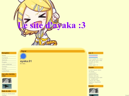 ayaka/pages/contact screenshot