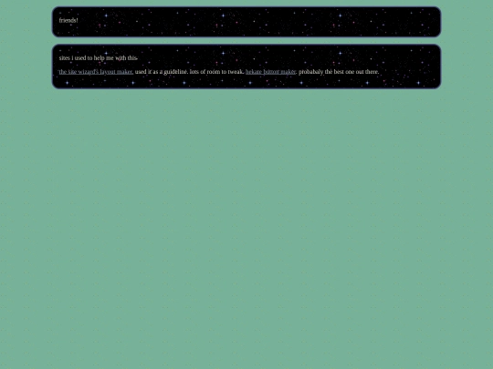 links screenshot