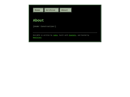 blog/about screenshot