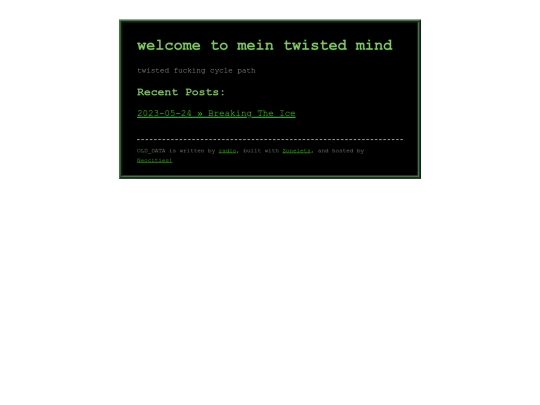blog screenshot
