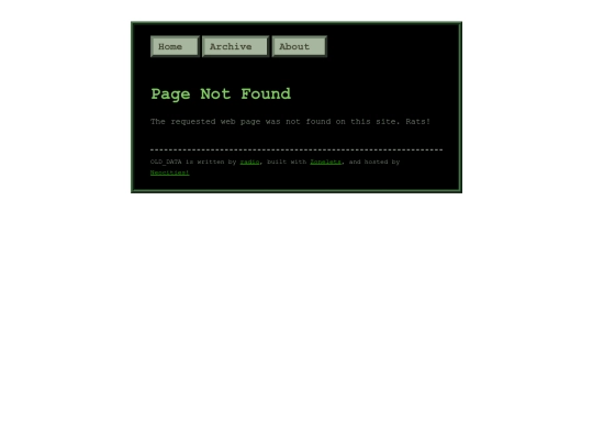 blog/not_found screenshot