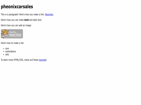 index screenshot