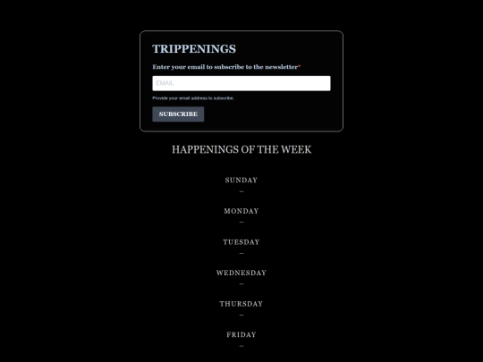 newsletter screenshot