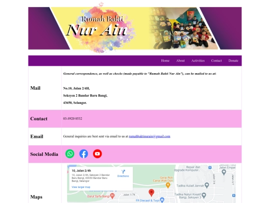 contact screenshot