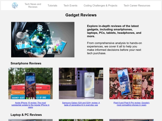 project 2/gadget_review screenshot
