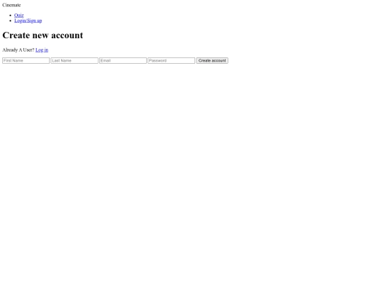 test/login screenshot
