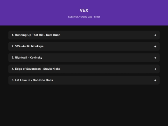 VEX/music_edenveil screenshot