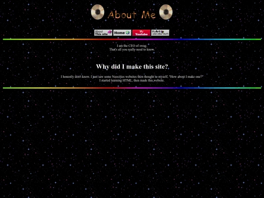 aboutme screenshot