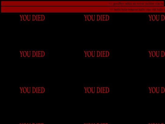 error screenshot