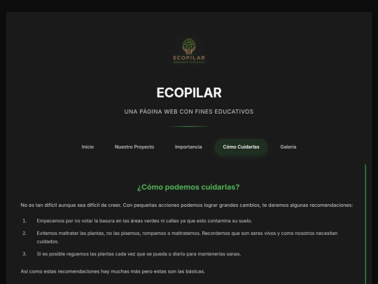 cuidados screenshot