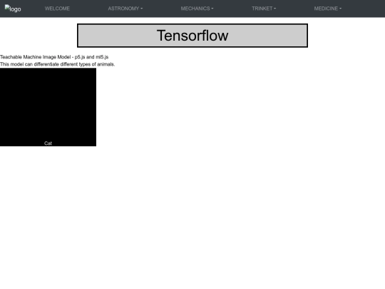 teachable_machine/tensorflow screenshot