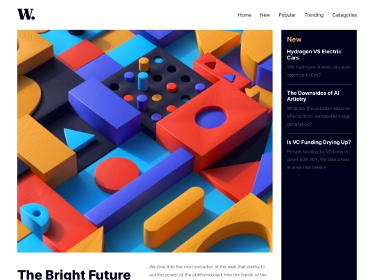 News homepage/homep screenshot