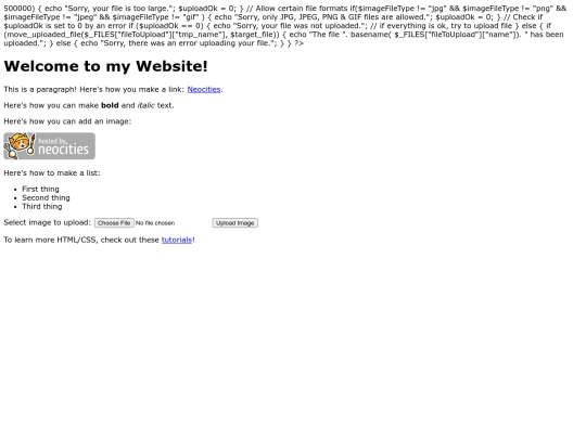index screenshot