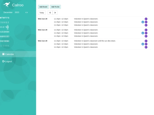 calendar-view screenshot