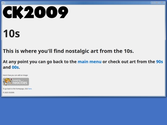 nostalgia/10s screenshot