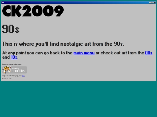 nostalgia/90s screenshot