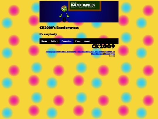 randomness/favourites screenshot