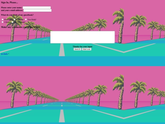 guestbook screenshot