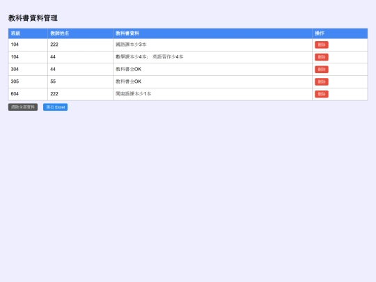studentbook/view screenshot