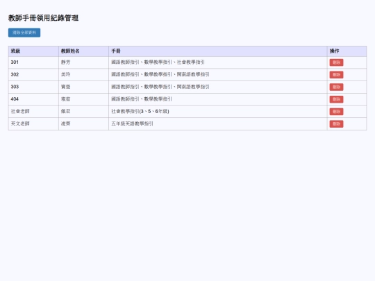 teacherbook/view screenshot
