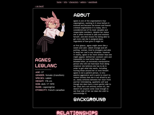 agnes screenshot