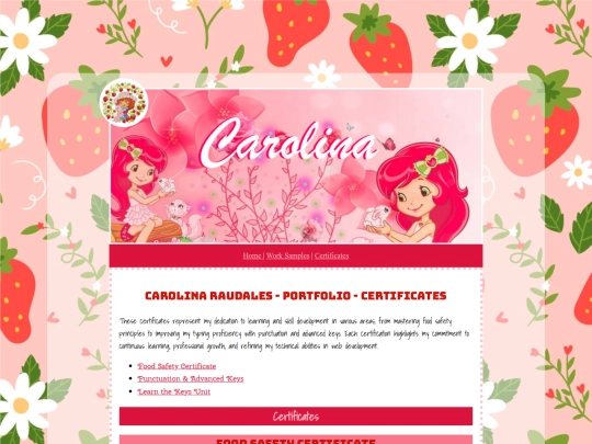 Certificates screenshot