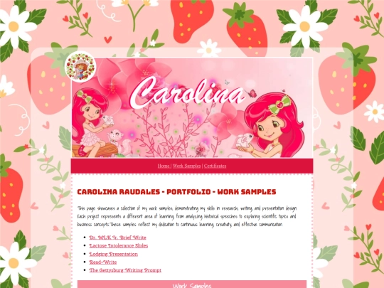 worksamples screenshot