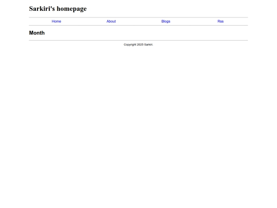 month screenshot