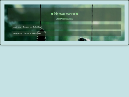 blog screenshot