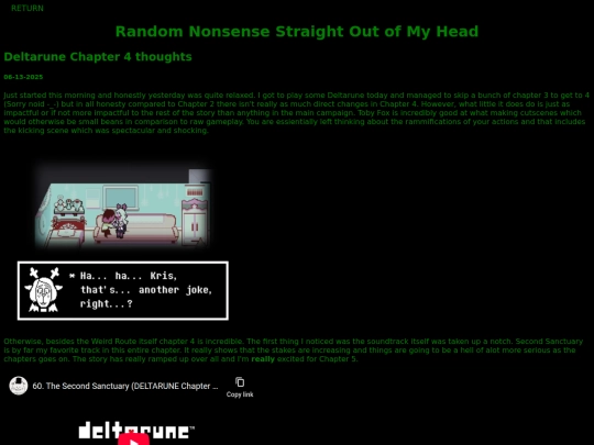 blog screenshot