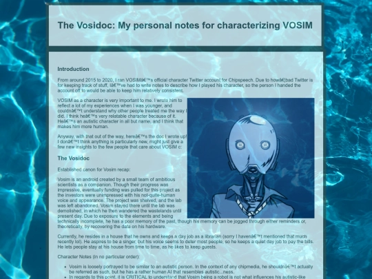 archives/a-1.0/vosidocs screenshot