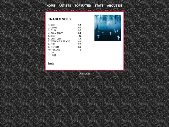 albums/the-gazette/TRACES-VOL-2 screenshot
