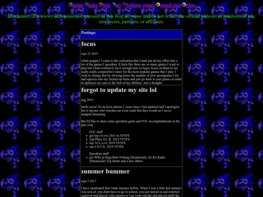blog screenshot