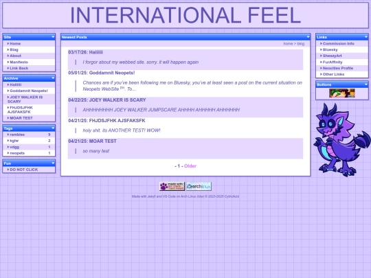 blog screenshot