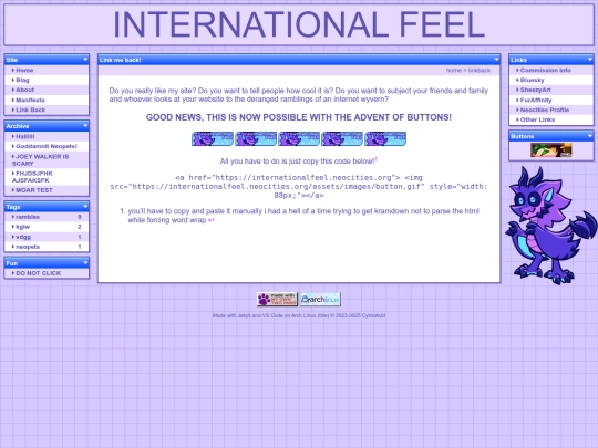 linkback screenshot
