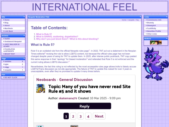 neopets/faq screenshot