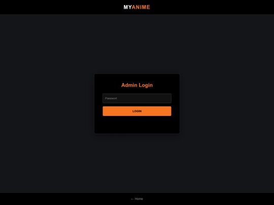 admin screenshot