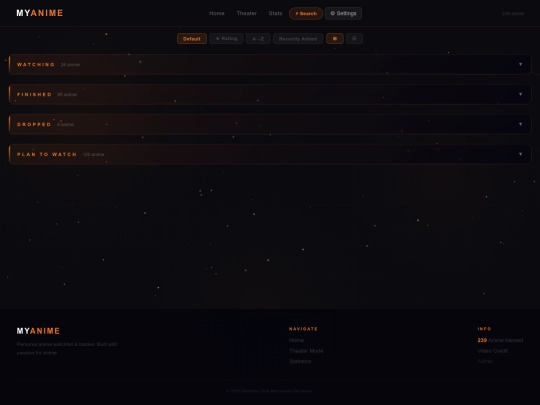 list screenshot