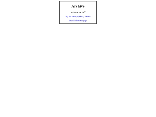 archive screenshot