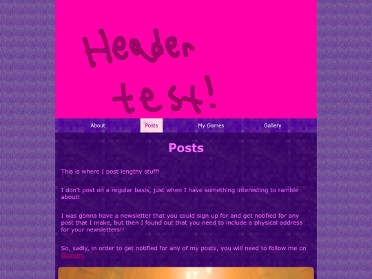 posts screenshot
